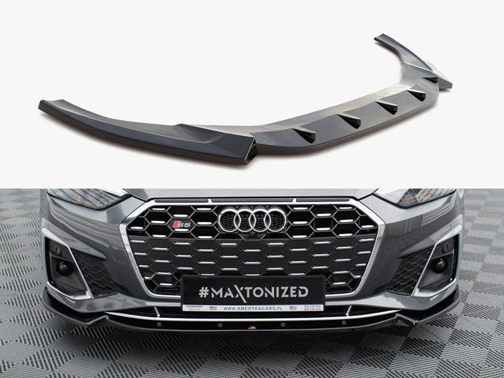 Audi - S5 / A5 S Line F5 Facelift: Maxton Front Splitter V2