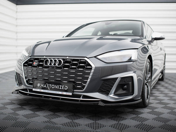 Audi - S5 / A5 S Line F5 Facelift: Maxton Front Splitter V2