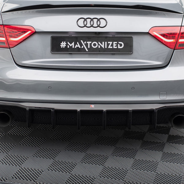 Audi - S5 / A5 S Line 8T Facelift (Version with single exhausts on both sides): Maxton Rear Diffuser