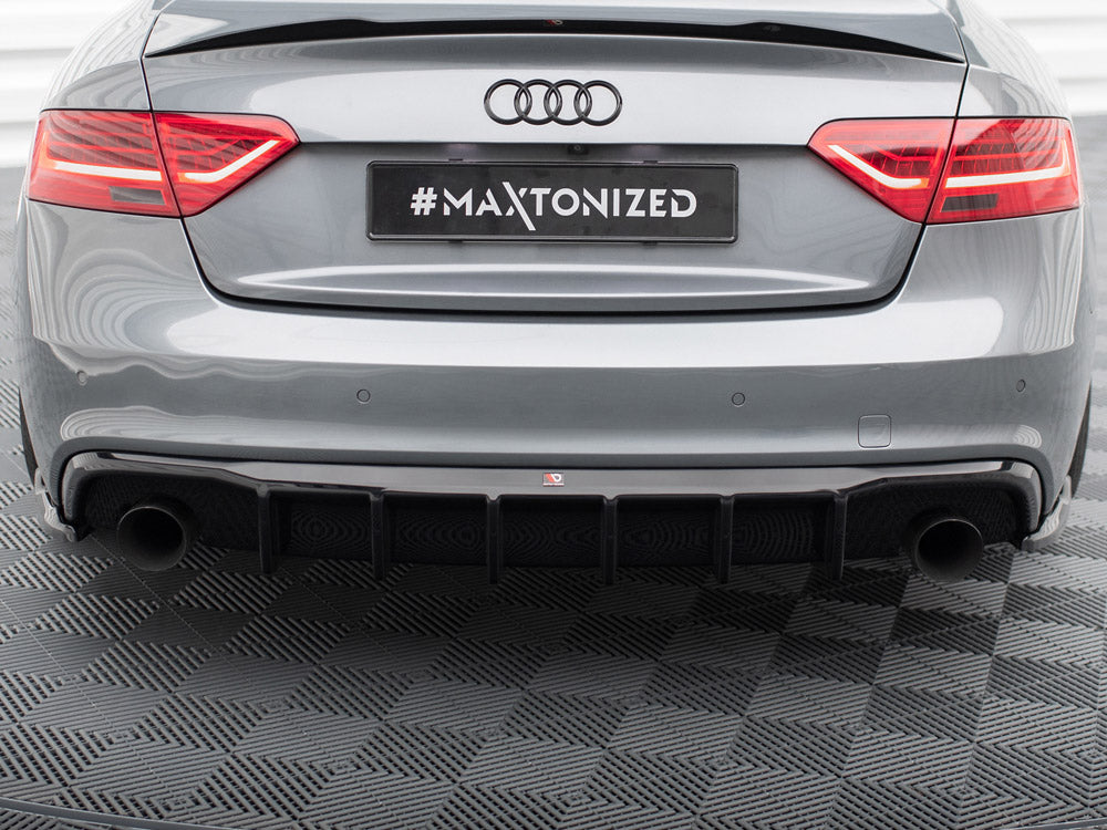 Audi - S5 / A5 S Line 8T Facelift (Version with single exhausts on both sides): Maxton Rear Diffuser