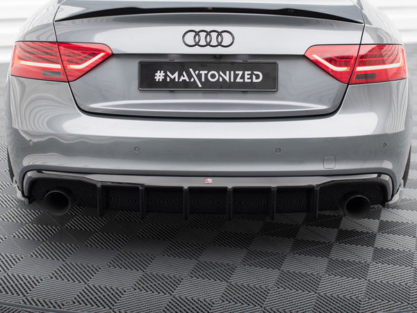 Audi - S5 / A5 S Line 8T Facelift (Version with single exhausts on both sides): Maxton Rear Diffuser