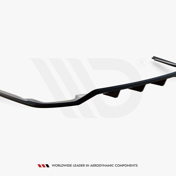 Audi - A8 S Line D5: Maxton Central Rear Splitter (Vertical Bars)
