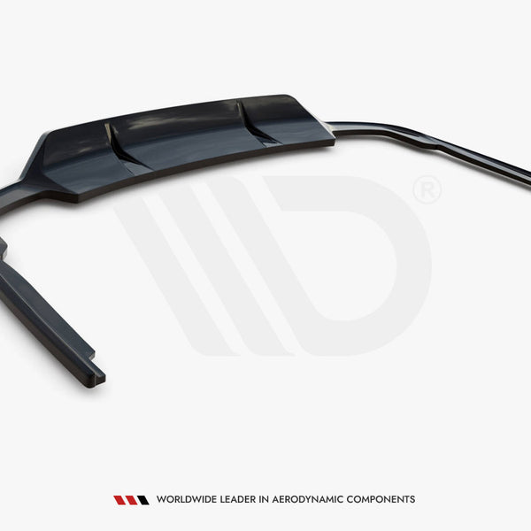 Audi - A8 S Line D5: Maxton Central Rear Splitter (Vertical Bars)