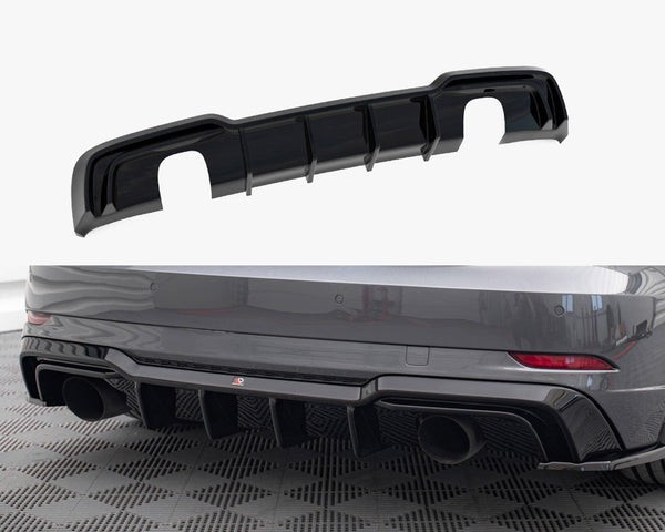Audi - A3 S Line Sportback 8V Facelift (Version with single exhausts on both sides): Maxton Rear Diffuser