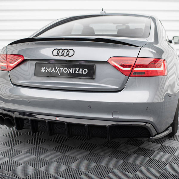 Audi - S5 / A5 S Line 8T Facelift (Single side dual exhaust version): Maxton Rear Diffuser