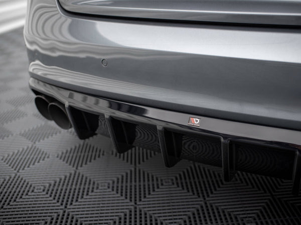 Audi - S5 / A5 S Line 8T Facelift (Single side dual exhaust version): Maxton Rear Diffuser