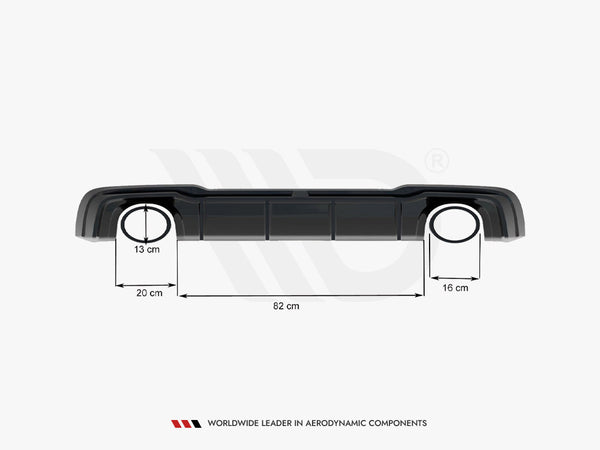 Audi - RS3 8V Sportback Facelift: Maxton Rear Diffuser V2