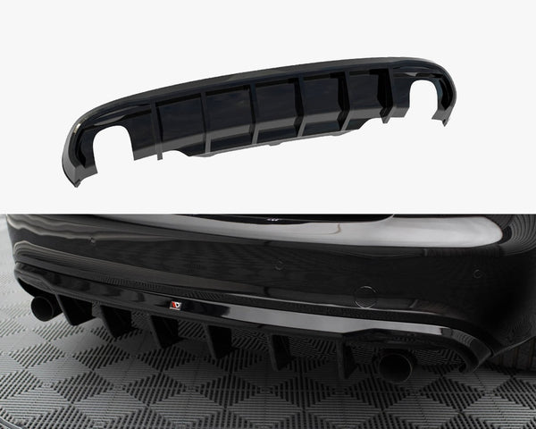 Audi - S5 / A5 S Line Coupe / Cabrio 8T (Version with single exhausts on both sides): Maxton Rear Diffuser