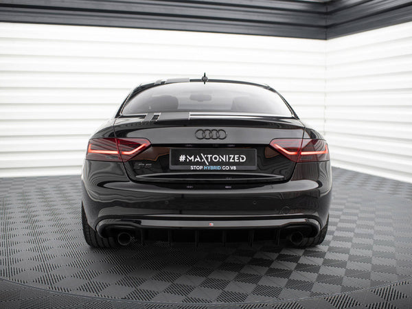 Audi - S5 / A5 S Line Coupe / Cabrio 8T (Version with single exhausts on both sides): Maxton Rear Diffuser
