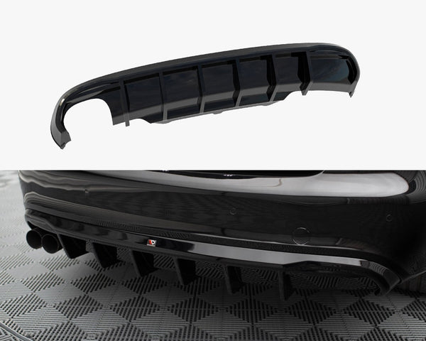 Audi - S5 / A5 S Line Coupe / Cabrio 8T (Single side dual exhaust version): Maxton Rear Diffuser