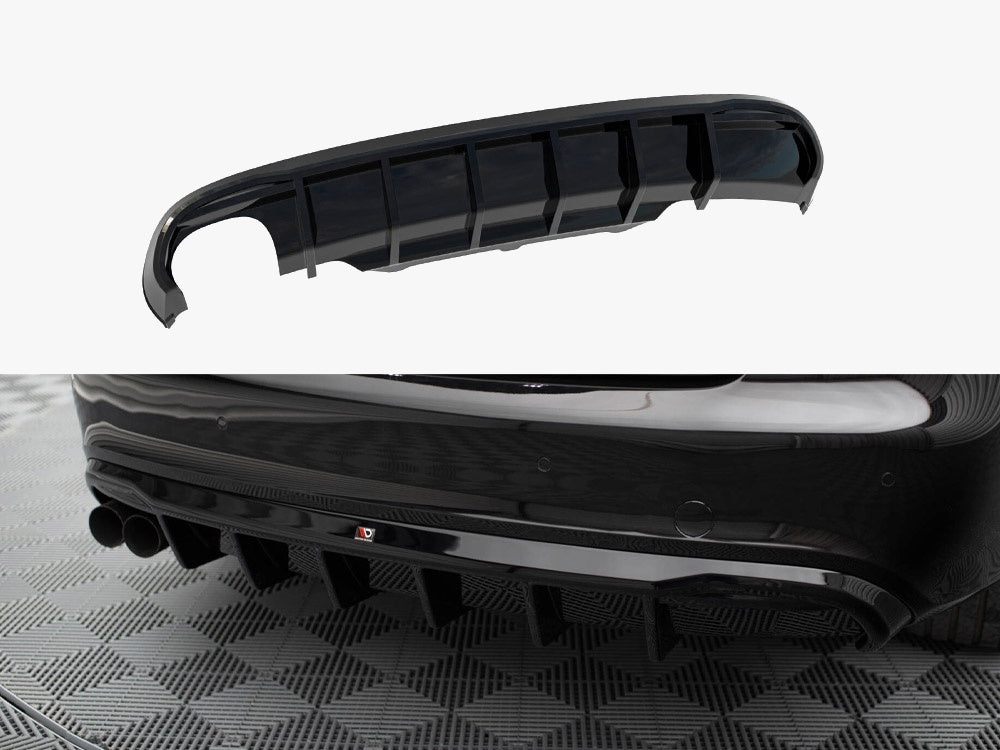 Audi - S5 / A5 S Line Coupe / Cabrio 8T (Single side dual exhaust version): Maxton Rear Diffuser