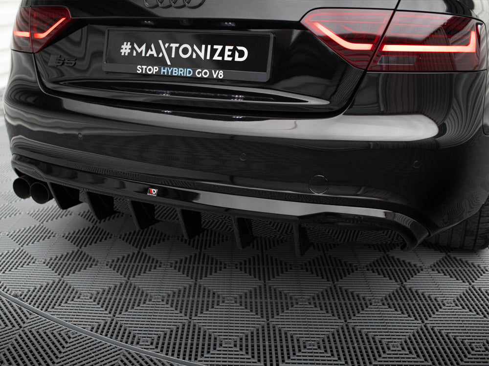 Audi - S5 / A5 S Line Coupe / Cabrio 8T (Single side dual exhaust version): Maxton Rear Diffuser