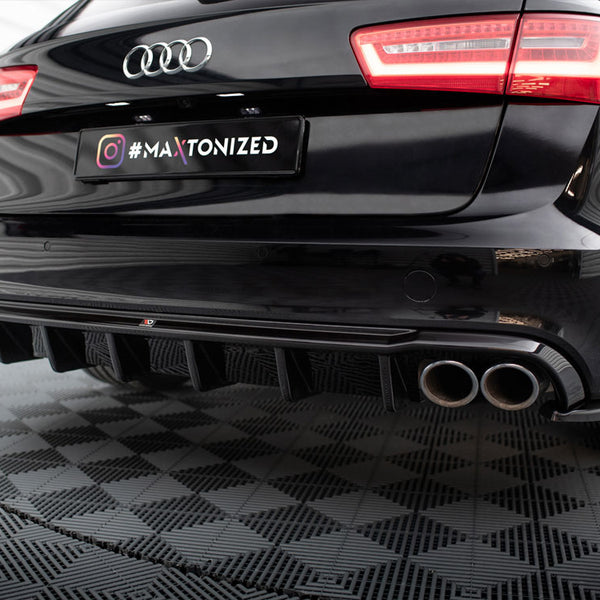 Audi - A6 Sedan / Avant C7 (Version with dual exhausts on both sides): Maxton Rear Diffuser