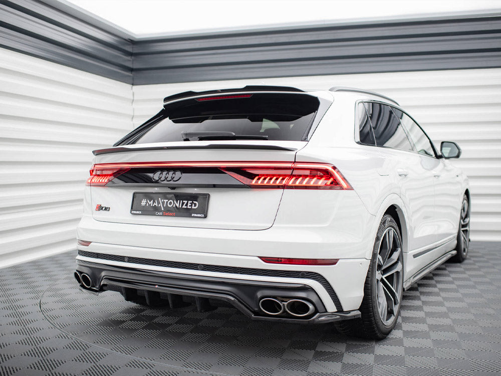 Audi - SQ8 MK1: Maxton Central Rear Splitter (Vertical Bars) V2