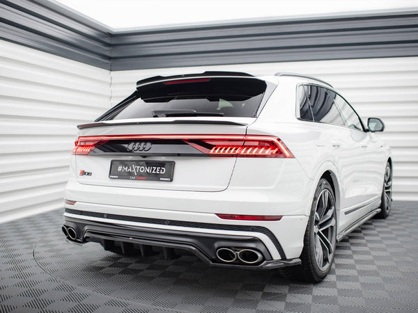 Audi - SQ8 MK1: Maxton Central Rear Splitter (Vertical Bars) V2
