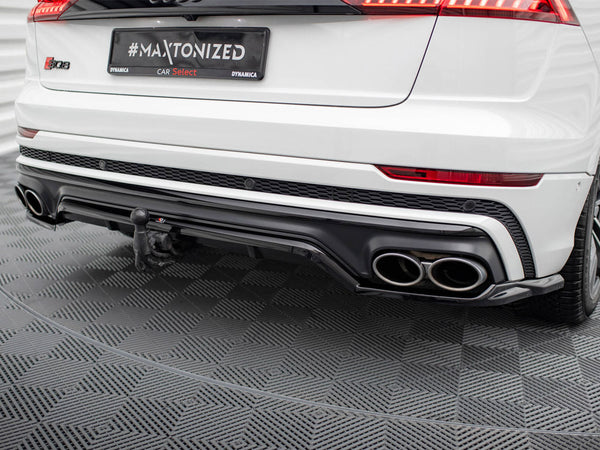 Audi - SQ8 MK1: Maxton Central Rear Splitter (Vertical Bars) V2