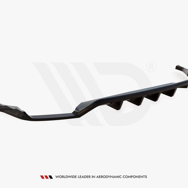 Audi - SQ8 MK1: Maxton Central Rear Splitter (Vertical Bars) V2
