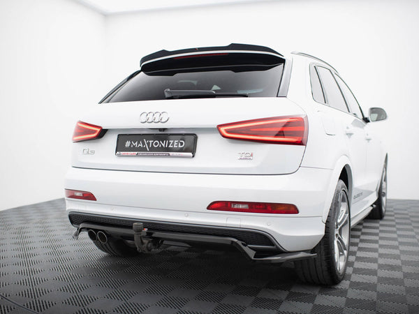 Audi - Q3 S Line 8U: Maxton Rear Splitter (Vertical Bars)
