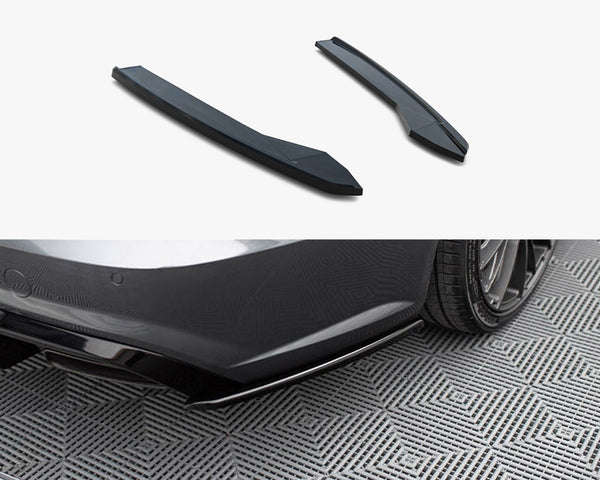 Audi - S6 / A6 S Line / A6 C7 Facelift: Maxton Rear Side Splitters
