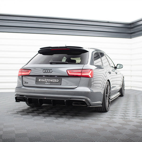 Audi - S6 / A6 S Line / A6 C7 Facelift: Maxton Rear Side Splitters