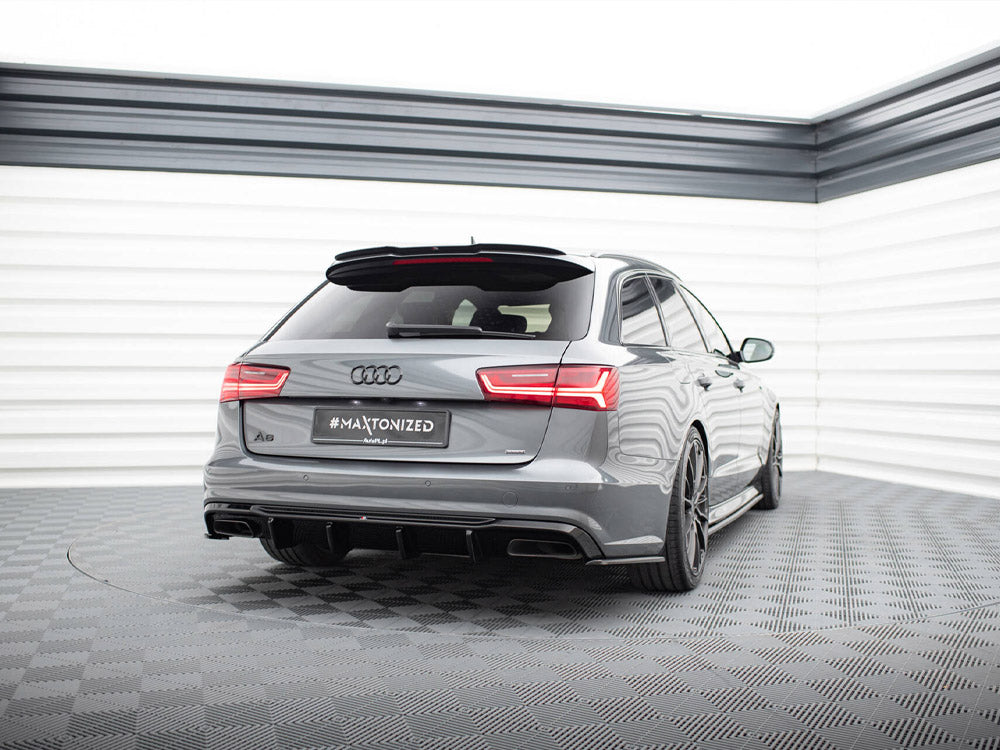 Audi - S6 / A6 S Line / A6 C7 Facelift: Maxton Rear Side Splitters