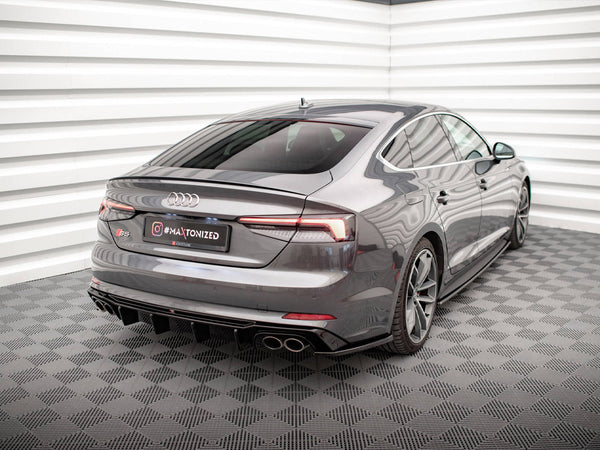 Audi - S5 Coupe / Sportback F5: Maxton Rear Side Splitters