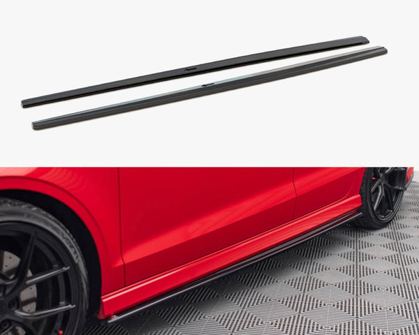 Audi - S3 / A3 S Line 8V / 8V Facelift Sedan (2013-2020): Maxton Side Skirts V1