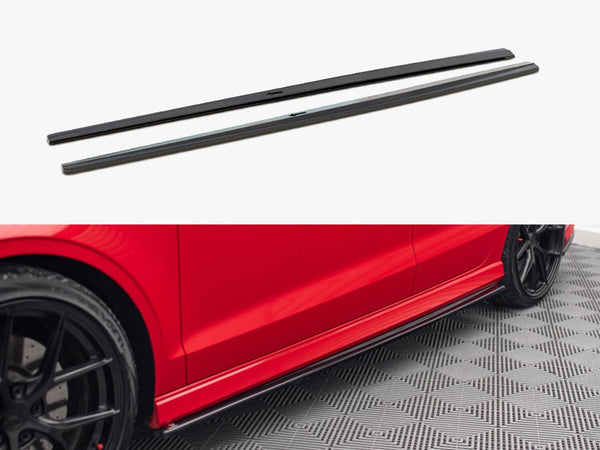 Audi - S3 / A3 S Line 8V / 8V Facelift Sedan (2013-2020): Maxton Side Skirts V1
