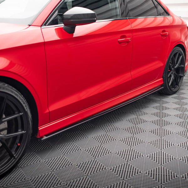 Audi - S3 / A3 S Line 8V / 8V Facelift Sedan (2013-2020): Maxton Side Skirts V1
