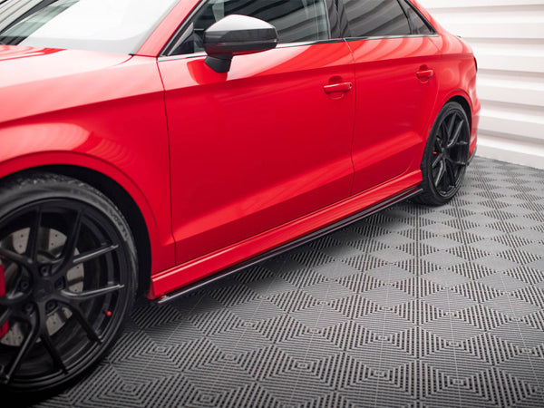 Audi - S3 / A3 S Line 8V / 8V Facelift Sedan (2013-2020): Maxton Side Skirts V1