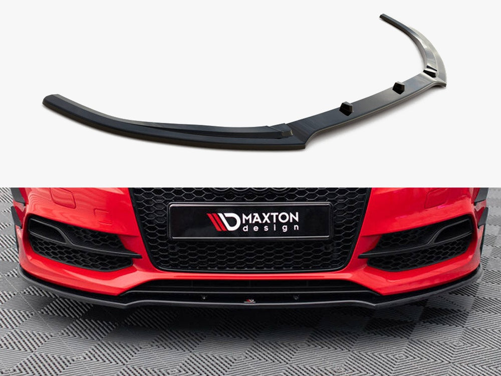 Audi - S3 / A3 S Line 8V Sedan / Cabrio (2013-2016): Maxton Front Splitter V2