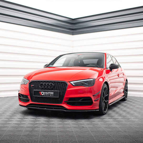 Audi - S3 / A3 S Line 8V Sedan / Cabrio (2013-2016): Maxton Front Splitter V2