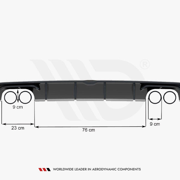 Audi - S3 Sedan 8V (2013-2016): Maxton Rear Diffuser