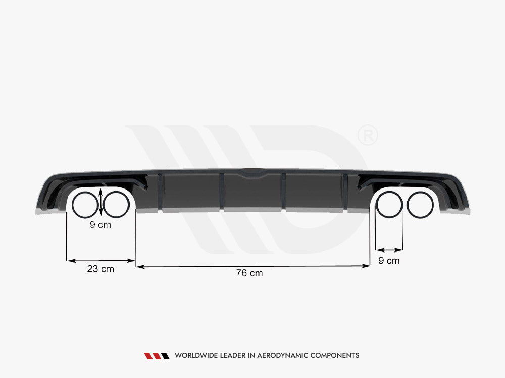 Audi - S3 Sedan 8V (2013-2016): Maxton Rear Diffuser