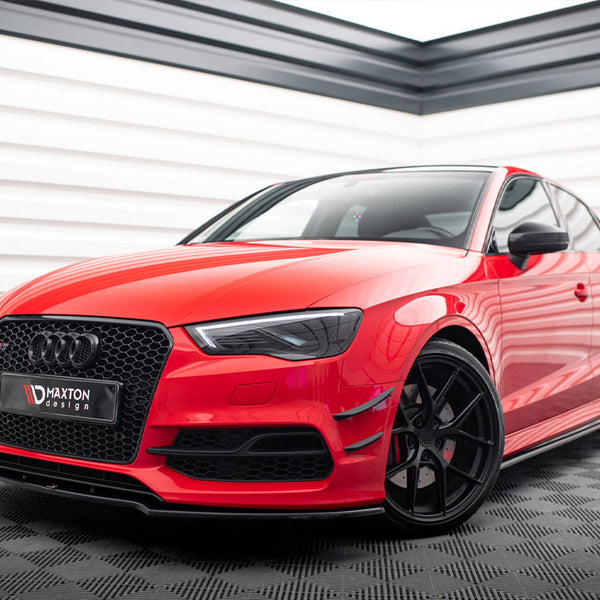 Audi - S3 / A3 S Line 8V Sedan / Cabrio: Maxton Front Bumper Wings (Canards)