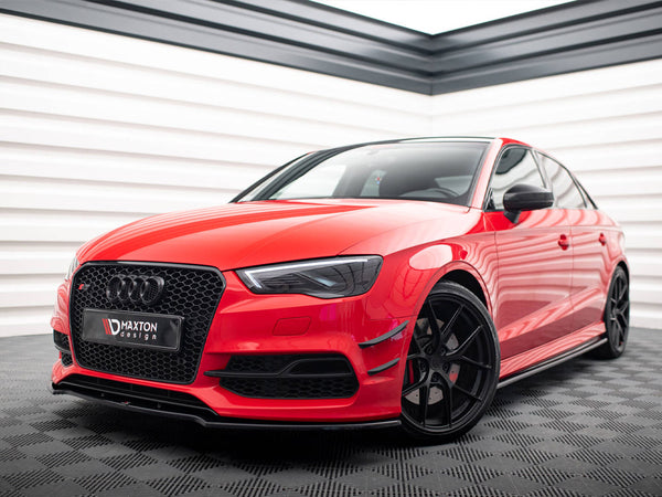 Audi - S3 / A3 S Line 8V Sedan / Cabrio: Maxton Front Bumper Wings (Canards)