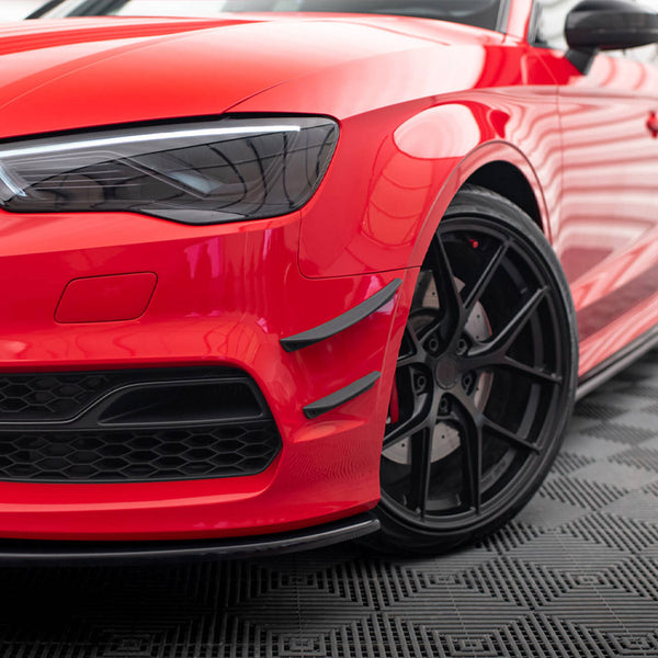 Audi - S3 / A3 S Line 8V Sedan / Cabrio: Maxton Front Bumper Wings (Canards)