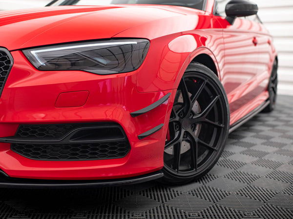 Audi - S3 / A3 S Line 8V Sedan / Cabrio: Maxton Front Bumper Wings (Canards)