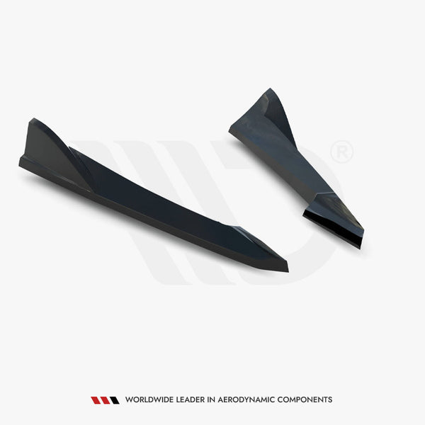 Audi - S4 Sedan B8: Maxton Rear Side Splitters V2