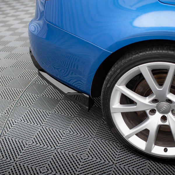 Audi - S4 Sedan B8: Maxton Rear Side Splitters V2
