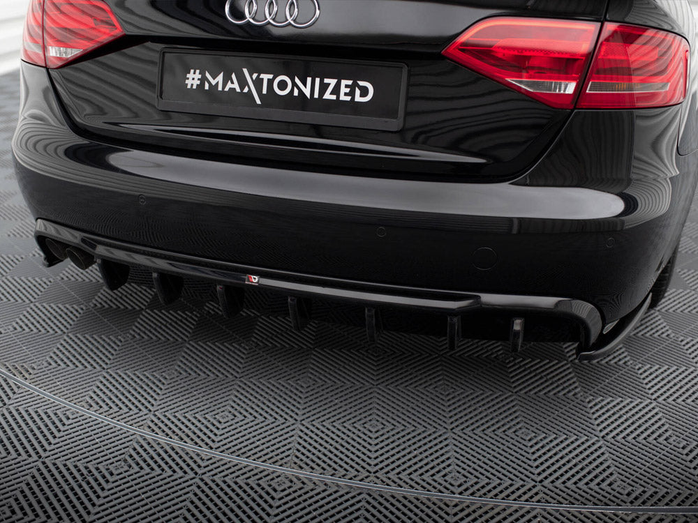 Audi - A4 B8 (Single side dual exhaust version): Maxton Rear Diffuser