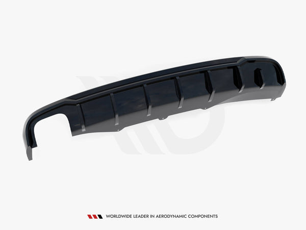 Audi - A4 B8 (Single side dual exhaust version): Maxton Rear Diffuser