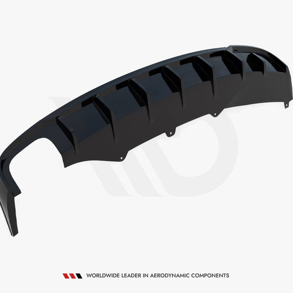 Audi - A4 B8 (Single side dual exhaust version): Maxton Rear Diffuser