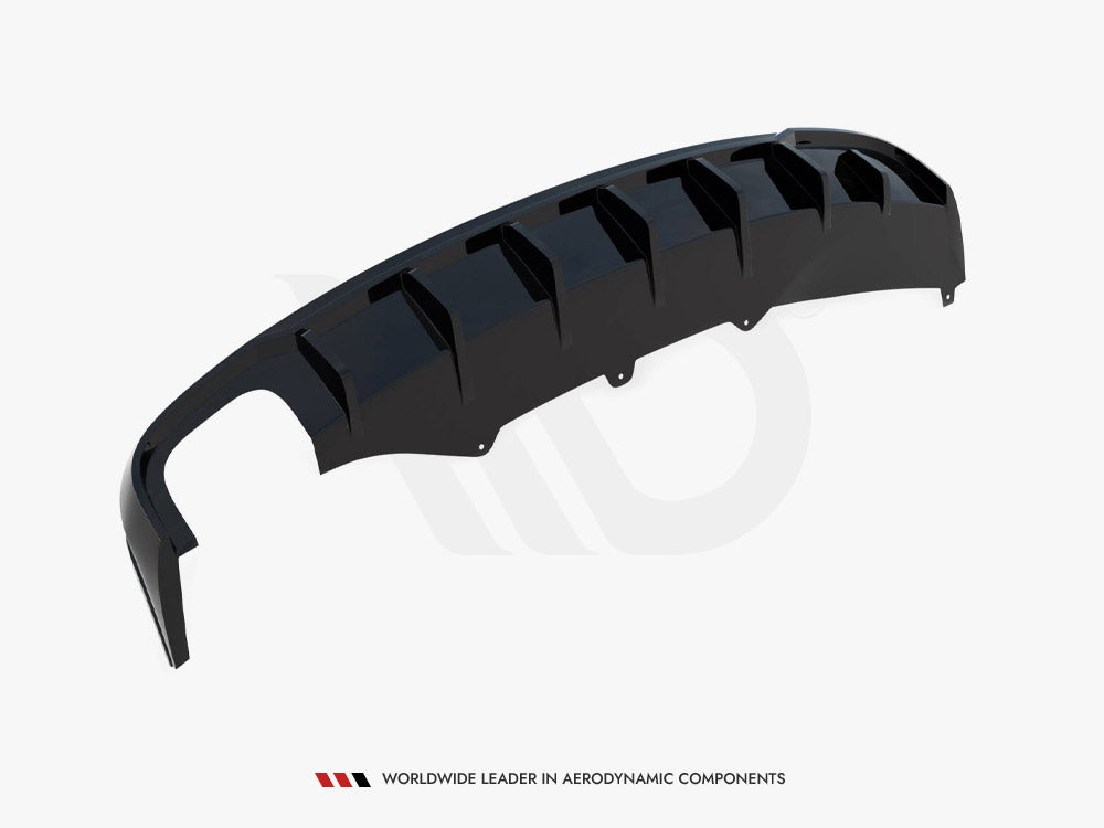 Audi - A4 B8 (Single side dual exhaust version): Maxton Rear Diffuser
