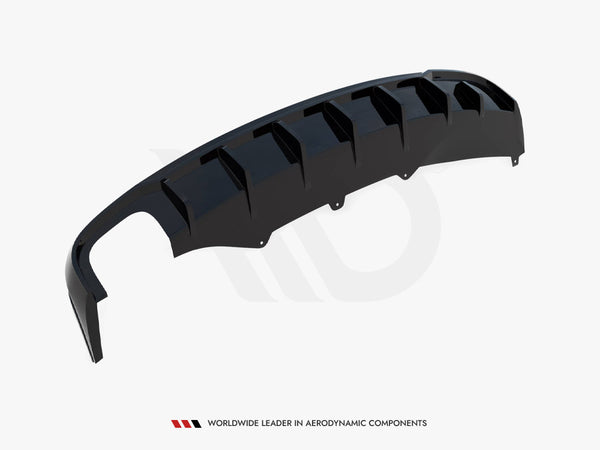 Audi - A4 B8 (Single side dual exhaust version): Maxton Rear Diffuser