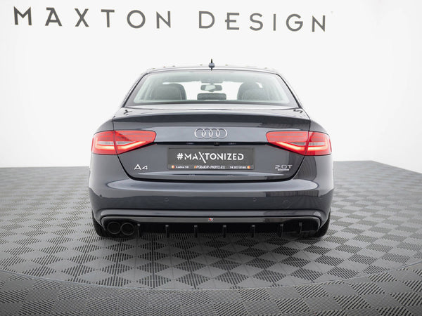 Audi - A4 B8 Facelift (Single side dual exhaust version): Maxton Rear Diffuser