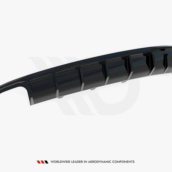 Audi - A4 B8 Facelift (Single side dual exhaust version): Maxton Rear Diffuser
