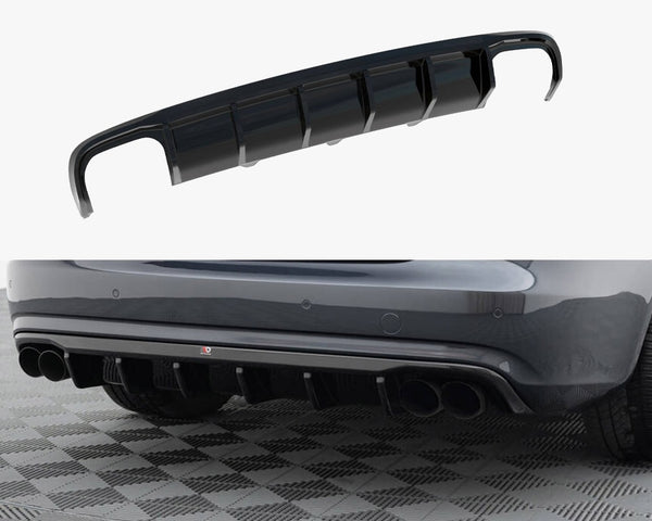 Audi - A4 B8 Facelift (Version with dual exhausts on both sides): Maxton Rear Diffuser