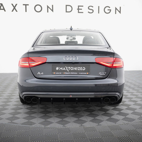 Audi - A4 B8 Facelift (Version with dual exhausts on both sides): Maxton Rear Diffuser