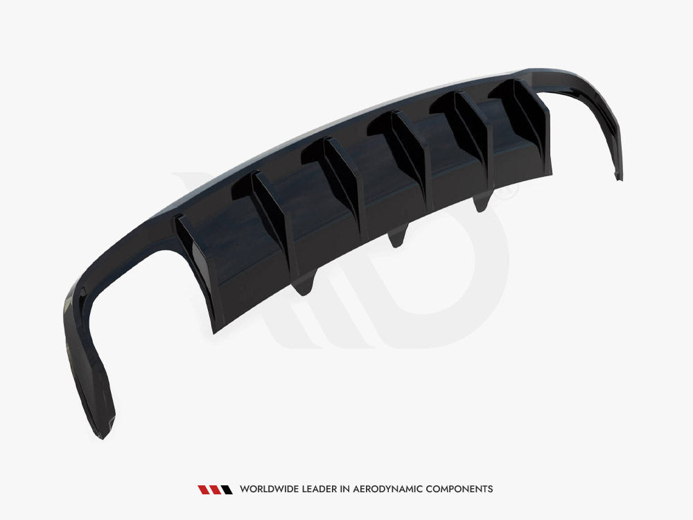 Audi - A4 B8 Facelift (Version with dual exhausts on both sides): Maxton Rear Diffuser